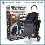 Multi-functional Black Shopping Cart With Easy Maneuverability And Storage. Fixed Price $112.04.
