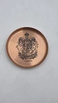 Fantasy Copperware Canada Crest Coaster / Ring Holder Trinket Dish. Fixed Price $17.61.