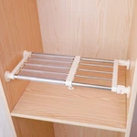Hershii Adjustable Tension Shelf & Rod For Closet, Wardrobe, Kitchen, Bathroom. Fixed Price $62.24.
