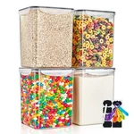 Sorbus Airtight Food Storage Containers Lids, Labels, Marker Bpa Free- 4 Pk. Fixed Price $50.99.