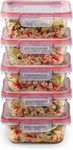 Freshlock (5-PACK, 4 Cup) Glass Food Storage Containers Set, Airtight & Leakproo. Fixed Price $74.97.