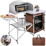 Camp Kitchen 2-TIER With Zippered Bag Portable Folding Cook. Fixed Price $91.25.
