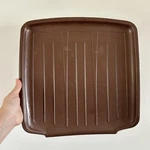 Vtg Rubbermaid Hard Dish Drainer Tray 1180 Brown 15.5 X14.25 Read. Fixed Price $30.00.
