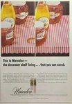 Marvalon Vinyl Coated Shelf Drawer Lining Vintage Print Ad 1965. Fixed Price $14.77.