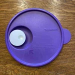Tupperware Crystal Replacement Lid 2648B Purple Microwave Vented 6-1/4". Fixed Price $12.47.