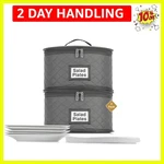 2 Pack 10" Salad Plate Quilted Cases - China Storage Container Stackable Wi.... Fixed Price $41.99.