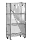 Heavy Duty Wire Rack Cover Transparent Pvc, Waterproof, Dustproof, Full. Fixed Price $68.93.