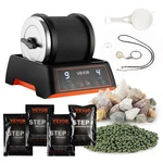 Vevor Rock Tumbler Kit 2LBS Polisher With Rough Gemstones Polishing Grits. Fixed Price $45.99.