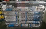 Lot Of 11 Interdesign 3X9X2 Drawer Organizers. Fixed Price $42.00.