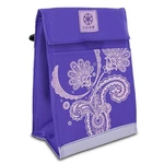 Gaiam Insulated Food Travel Lunch Bag Tote Leak-resistant Purple Paisley. Fixed Price $12.99.