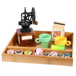 Natural Coffee Station Organizer Tray Multipurpose Storage For , Tea.... Fixed Price $37.86.