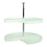 Corner Cabinet Lazy Susan Tier 360 Turntable White EC-PKN28ST-W Knape Vogt. Fixed Price $154.99.