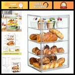 Sankeu Pastry Display Case,bread Box For Kitchen COUNTERTOP,4 Layers Adjustable. Fixed Price $84.99.