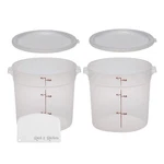 Rich&richer Cmbro 6-QUART Round Food Storage Container Lid BPA-FREE2 Pack. Fixed Price $27.35.