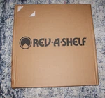 Rev Shelf 6942-28-11-52 28" Lazy Susan Pie Cut White Factory Sealed. Fixed Price $49.99.