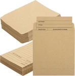 200PCS Vintage Library Pockets And Cards, Brown 3.5 X 4.5 Inches,. Fixed Price $18.99.
