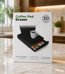 Mind Reader Coffee Pod Drawer Holder Storage Organizer Holds 30 K-cups Black. Fixed Price $21.99.