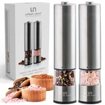 Electric Salt And Pepper Grinder Set - Stainless Steel Battery Operated .... Fixed Price $24.93.
