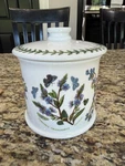 Portmeirion Botanic Garden Speedwell 5.5 Jar W/ Lid Veronica Chamaedrys Canister. Fixed Price $38.00.