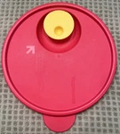 Tupperware Replacement Lid # Crystalwave Pink Yellow Vent Cap 2648A-2 2650A-13. Fixed Price $11.00.