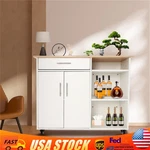 Rolling Kitchen Island Side Table, Trolley Cart With Drawer. Fixed Price $106.26.