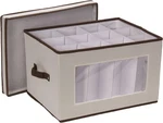 Household Essentials Stemware Storage Box, Windowed With Lid, 12. Fixed Price $31.99.