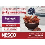 Nesco Teriyaki Jerky Seasoning, Lb. Yield BJT-6 029517101796. Fixed Price $18.75.