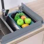 Kitchen Sink Water Guard Washing Basin Anti-splash Stopper Silicone. Fixed Price $10.40.