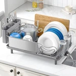 Dish Rack 304 Stainless Steel Drying For Kitchen Counter Drainer. Fixed Price $56.32.