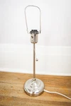 Thin Ikea Lamp Base Silver Metal- Nickle-plated Kryssmast Pull Chain. Fixed Price $24.50.