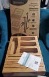 Bamboo Ziplock Bag Organizer, Storage/dispenser For Kitchen Drawer. Foil & Wrap. Fixed Price $24.84.