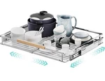 Expandable Pull Out Cabinet Organizer Adjustable WIDTH:17.1 28''WX22.5''D. Fixed Price $45.99.