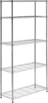 5-TIER Heavy Duty Adjustable Shelves, Metal Storage Rack With 200-LB Shelf Capac. Fixed Price $130.06.