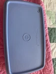 Tupperware 816-19 Clear Rectangular Storage Container Light Blue Lid 817-11 9X5. Fixed Price $9.99.