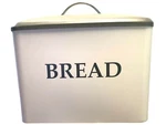 Farmhouse White Bread Box Baie Maison Kennedy For Kitchen Counter. Fixed Price $34.99.