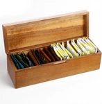 Acacia Wooden Tea Bag Organizers Drink Packet Storage Boxes Storag.... Fixed Price $25.70.