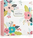 Recipe Binder 3 Ring Organizer Blank Book 8.5" X 9.5" With 50. Fixed Price $41.95.