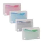 Filexec Products Wave, 3" 5" Index Card Case, Assorted, Pack Of 4,. Fixed Price $13.59.
