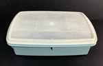 Tupperware Tuppercraft 767-1 Stow Go Organizer Blue Tackle Box Free Ship. Fixed Price $15.99.