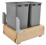 Rev-a-shelf 4WCBM-2150DM-2 Double Qt Pull-out Kitchen Cabinet Waste Container. Fixed Price $465.99.