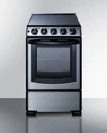 Summit REX2071SSRT 20" Stainless 2.3 Cu. Ft. Slide Electric Range Nib #139527. Fixed Price $939.00.