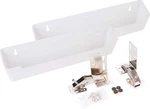 Hardware Resources 11-11/16" Plastic Tipout 2 Shallow Tray Set, White. Fixed Price $43.06.
