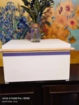 Yamazaki Large Bread Box White, Steel/wood, Highest Rated, Snacks Pastries. Fixed Price $119.99.