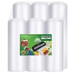 6 Pack 8"X20'(3ROLLS) AND11"X20' Vacuum Sealer Bags With Bpa F.... Fixed Price $24.32.