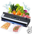 Vacuum Sealer Machine - 8 Food Modes With 15PCS Bags Kit (black). Fixed Price $43.00.