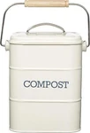 Kitchencraft Living Nostalgia Metal Compost Bin, Antique Cream, 16.5 X. Fixed Price $49.07.