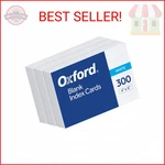 Oxford Blank Index Cards, 4" 6", White, 300 Count Pack) (10002EE). Fixed Price $11.99.
