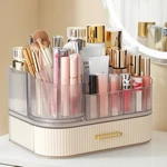 Delamu Makeup Organizer For Vanity With Stackable Drawers, 360 2TIER, White. Fixed Price $57.99.