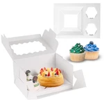 Jcd 16 Packs Bento And Clear Lid With 2 Holes - Cupcakes Boxes. Fixed Price $39.63.