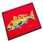 Caroline's Treasures Carolines MW1084MAT Fish - Red Alphonzo. Fixed Price $38.98.